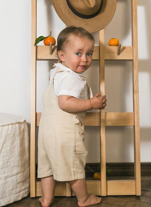 Conjunto Jardinera Rodolfo Beige