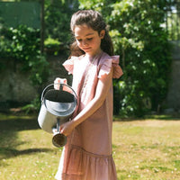 Vestido Emily Plumeti Rosa Palo