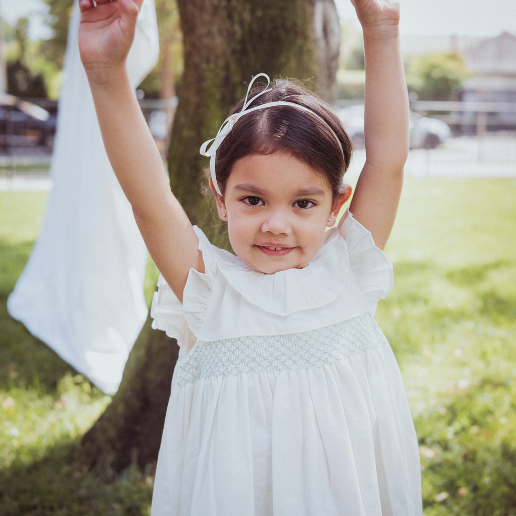 Vestido Avellana Smock Menta
