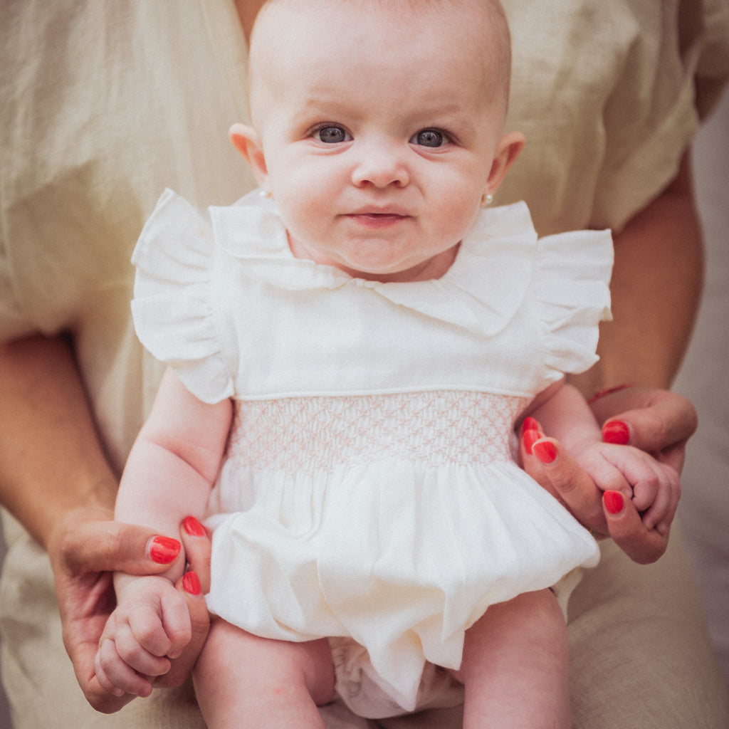 Ranita Avellana Smock Rosado