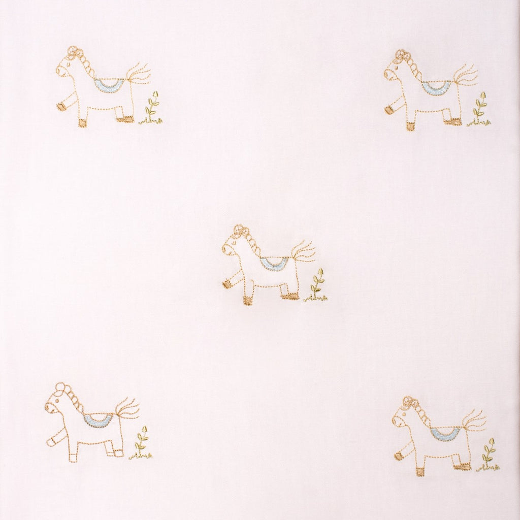 Colcha Moises o Colecho Oxford Rodon Bordado Niño