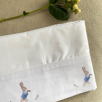 Sabanas Cuna 70x1.40 Huincha Estampada Peter Rabbit