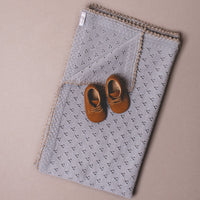 Chal Calado Orillado En Lino Mano Crochet