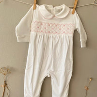 Osito Pijama Lazo Rosa