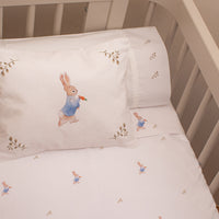 Sabanas Cuna 70x1.40 Huincha Estampada Peter Rabbit