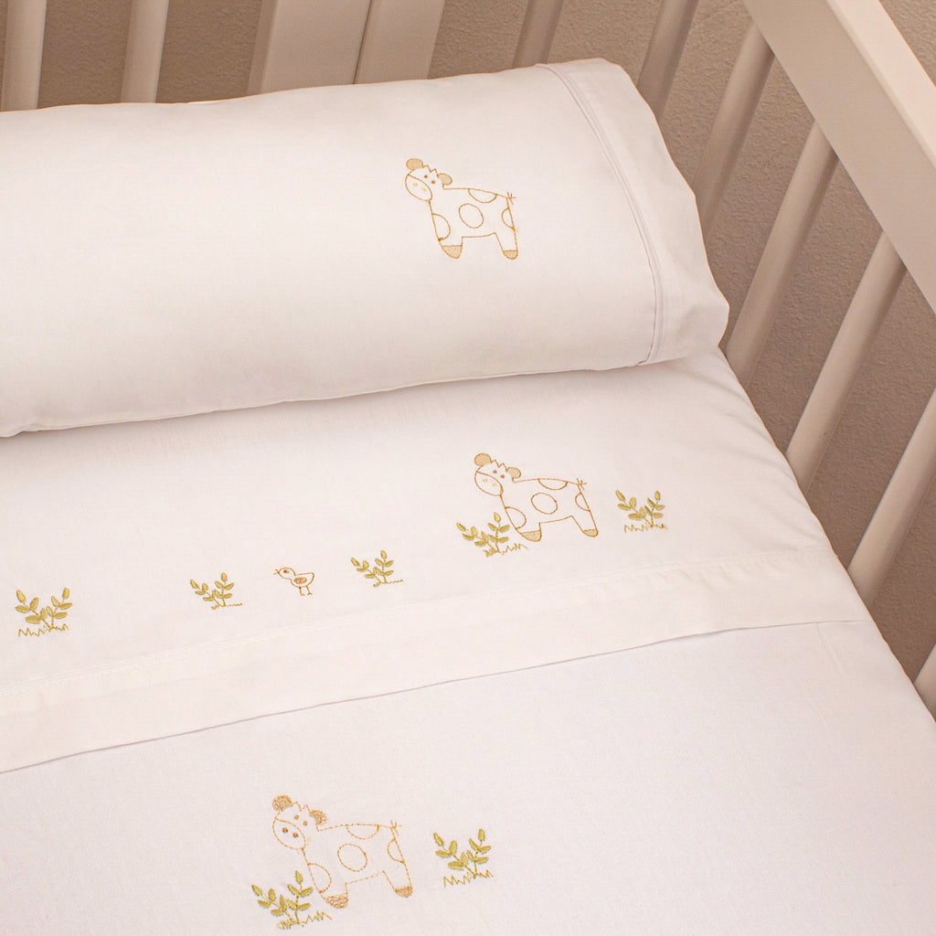 Sabanas Moises o Colecho Bordados Neutro