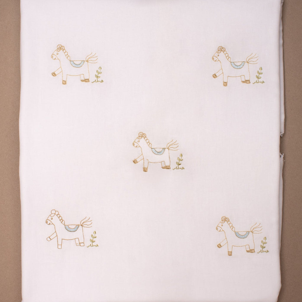 Colcha Moises o Colecho Oxford Rodon Bordado Niño