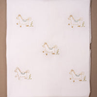 Colcha Moises o Colecho Oxford Rodon Bordado Niño