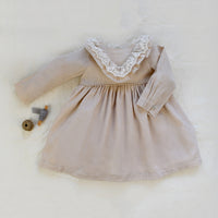 Vestido Valeria Lino Color Beige