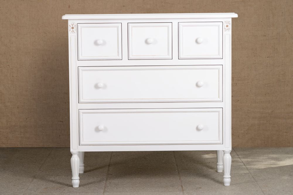 Comoda Mudador Luis XV  tres cajones